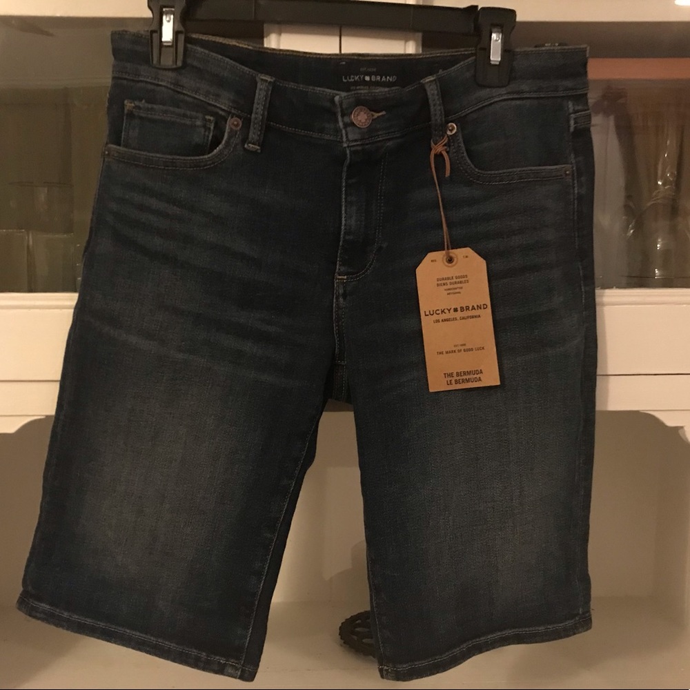 Lucky brand NWT Bermuda denim